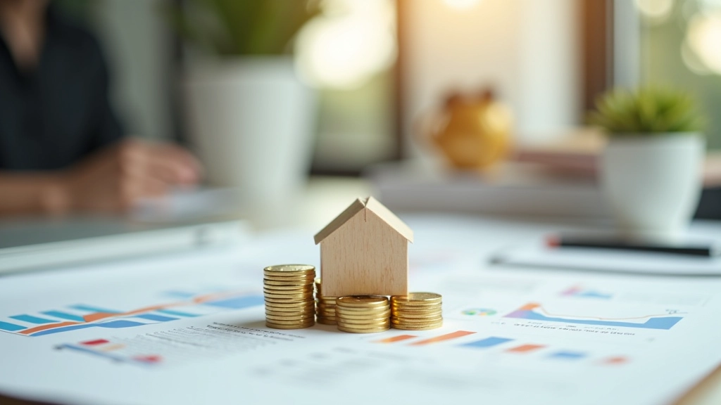 Composition montrant différents types d'investissements alternatifs : pièces d'or, documents immobiliers, et symboles de technologie