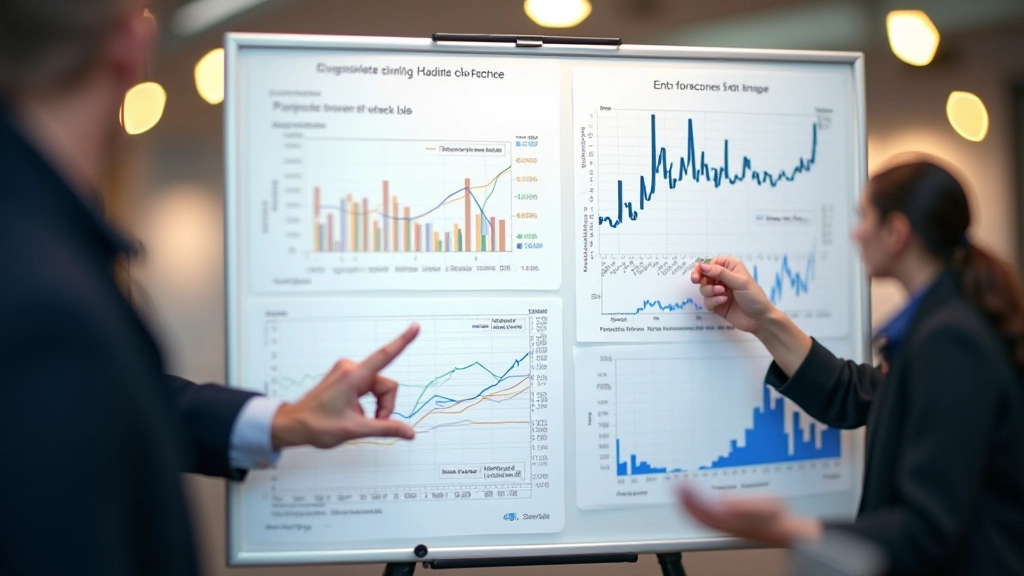 Tableau de bord montrant les graphiques de cryptomonnaies et les données d'investissement alternatif en Europe
